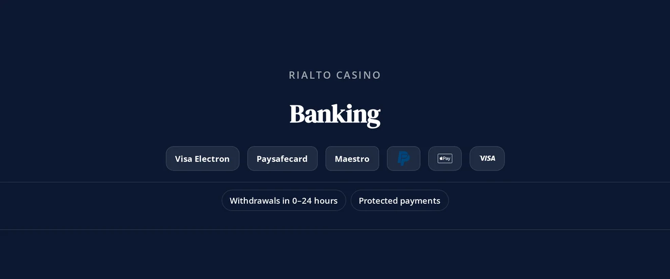 Deposit with cards and e-wallets